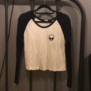 RARE brandy alien baseball tee
